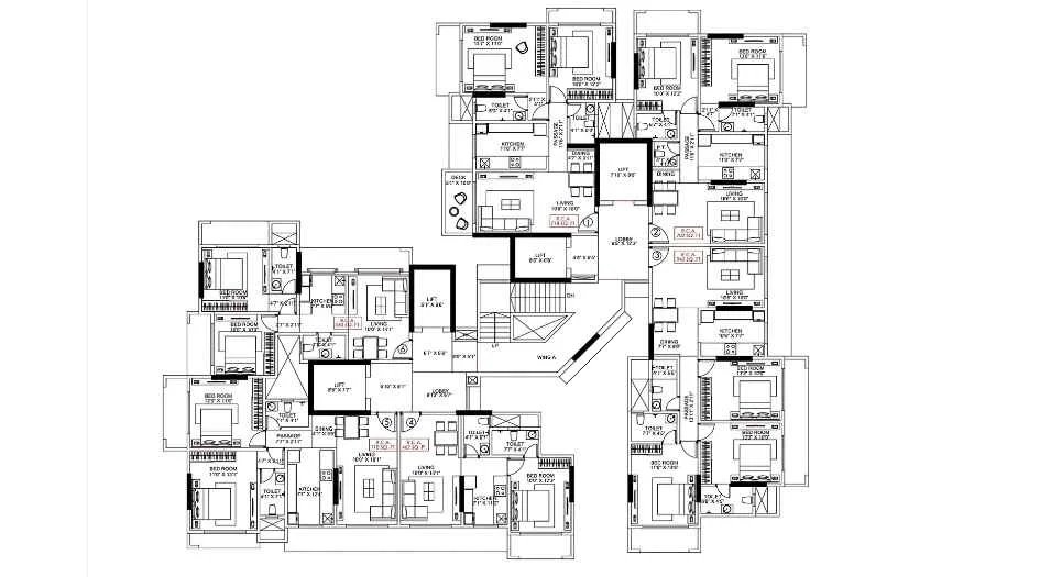 Codename Blissful Living by Veena Developers Kandivali West Floor Plan